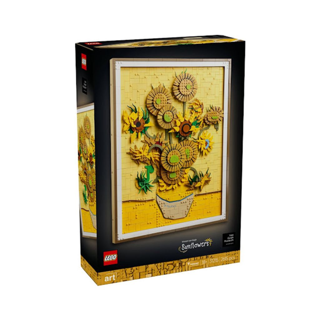 Lego Arte Vincent van Gogh set de construcción de girasoles original