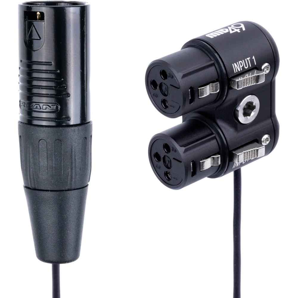 MID49 Audio Breakout AB-5 para Sony VENICE y VENICE 2 - Adaptador 5-Pin a 3-Pin XLR con Ca