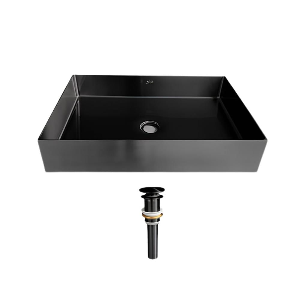 Lavamanos de Acero 304 Color Negro Satinado LA30401-5538