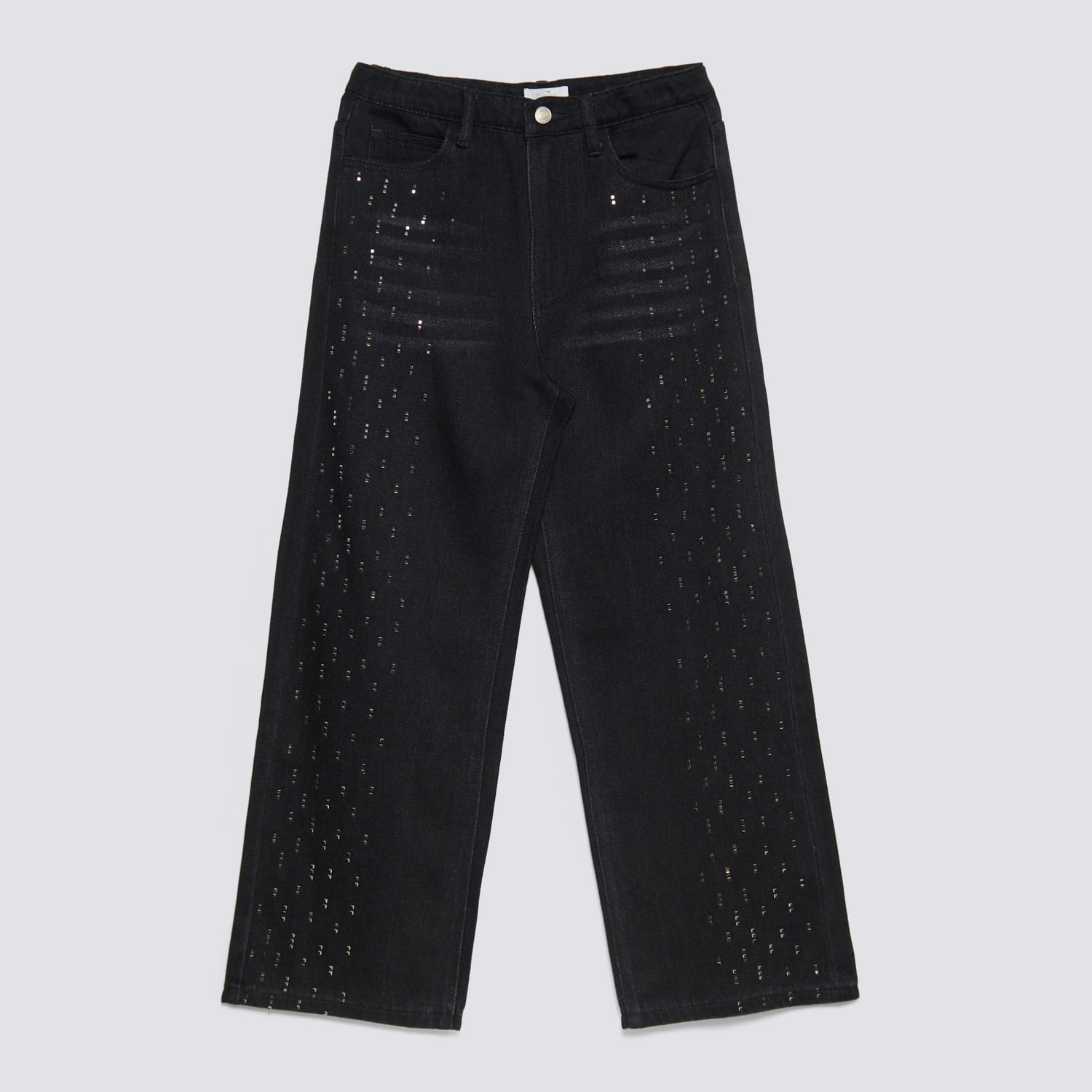 Jean Teen Niña Mirror Zubito Negro Talla 14
