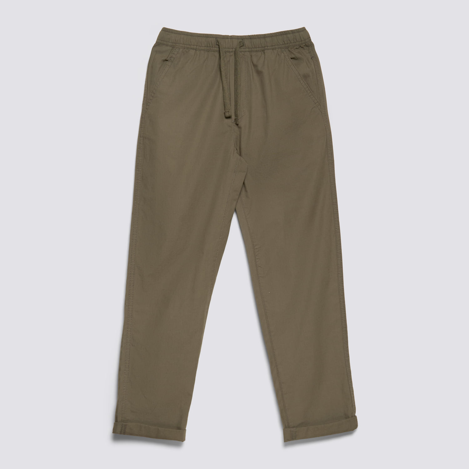 Pantalón Teen Niño Basic Aereal Verde Musgo Talla 16X