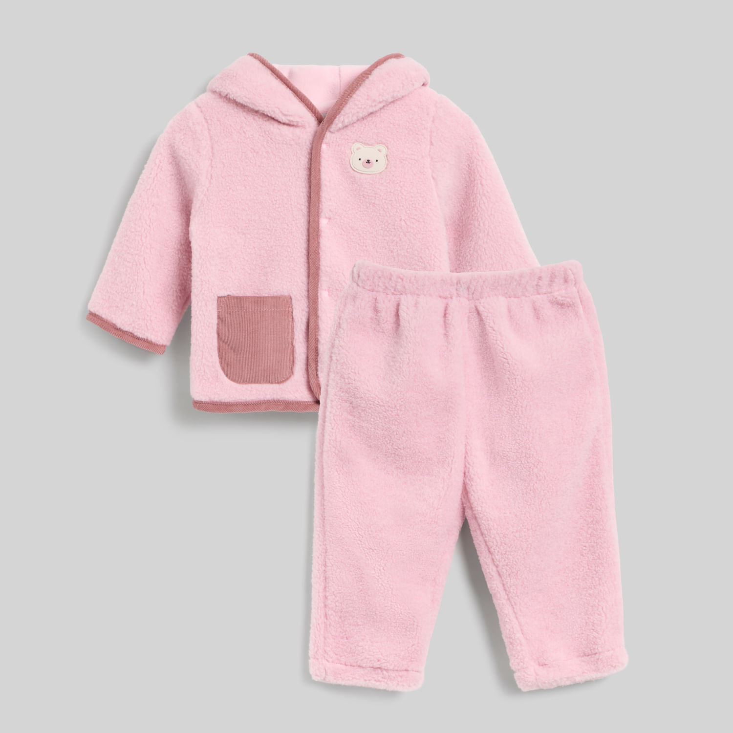 Polera Bebé Niña Aplicación Baby Circus Rosado Talla 18M