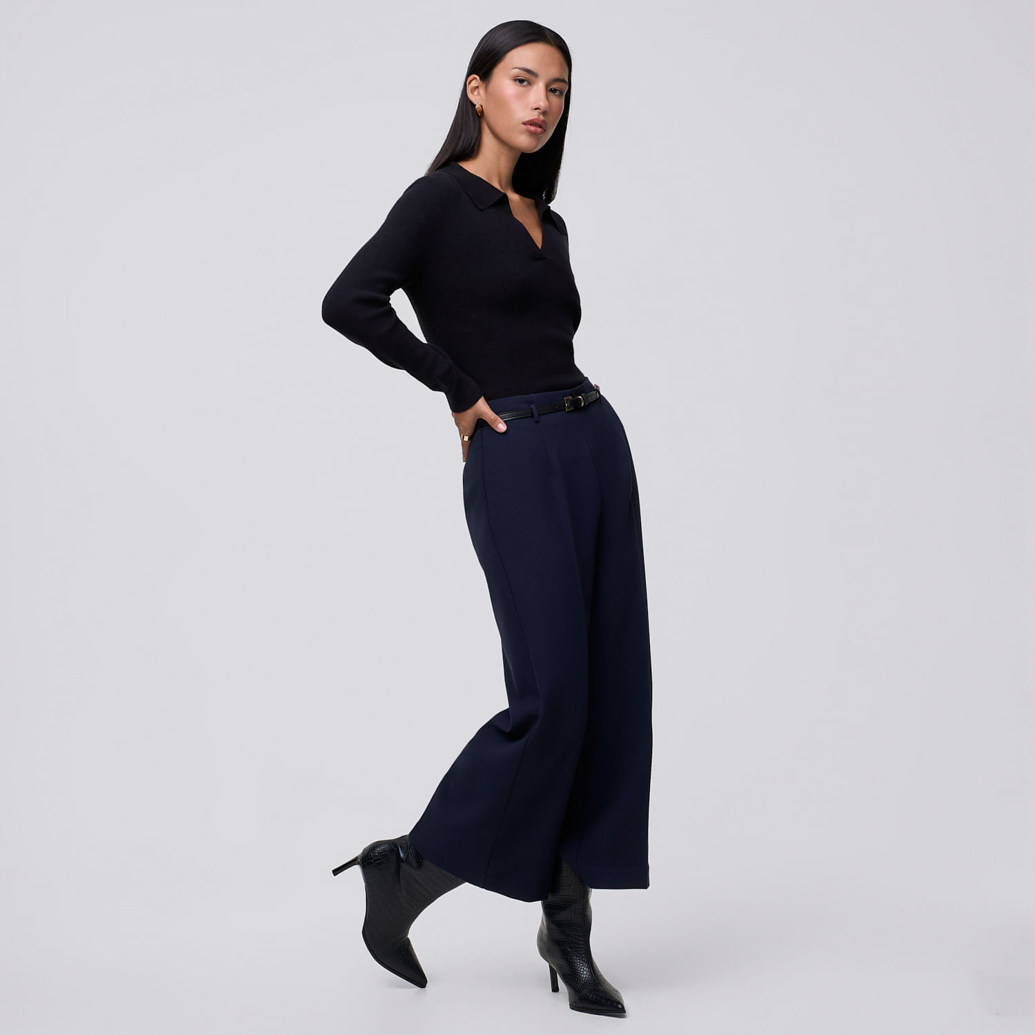 Pantalón Mujer Correa Malabar Azul 30