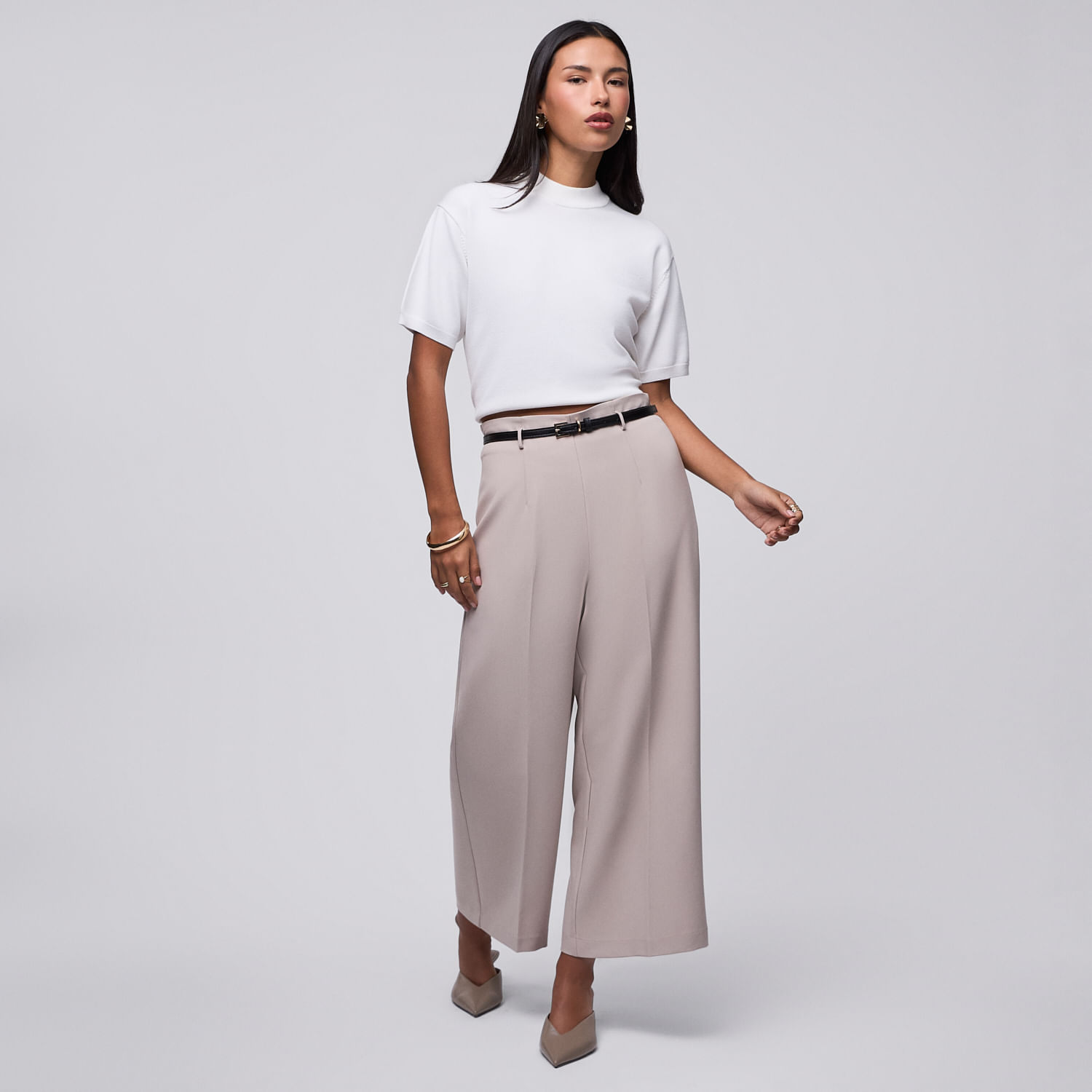 Pantalón Mujer Correa Malabar Beige 28