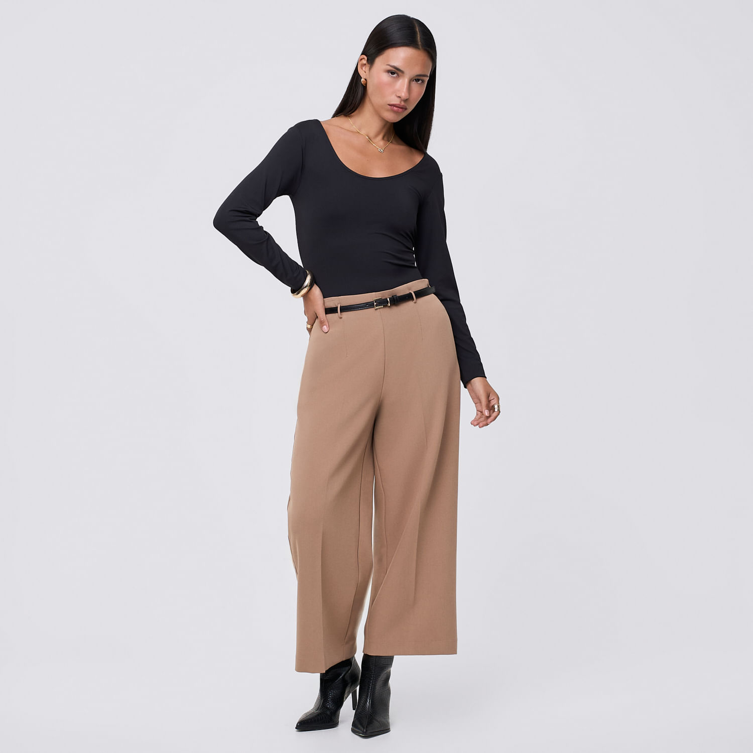 Pantalón Mujer Correa Malabar Camel 26