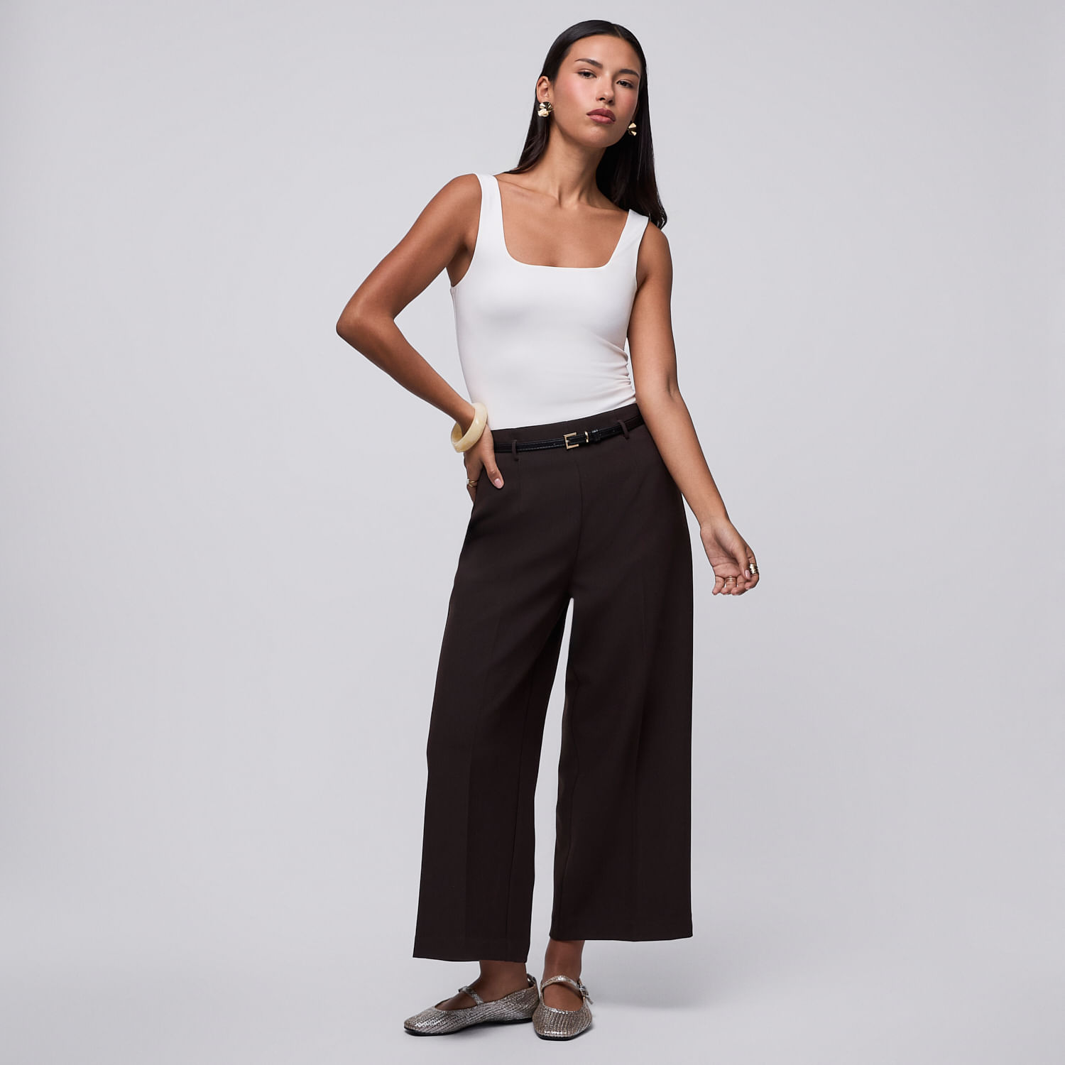 Pantalón Mujer Correa Malabar Marrón 26