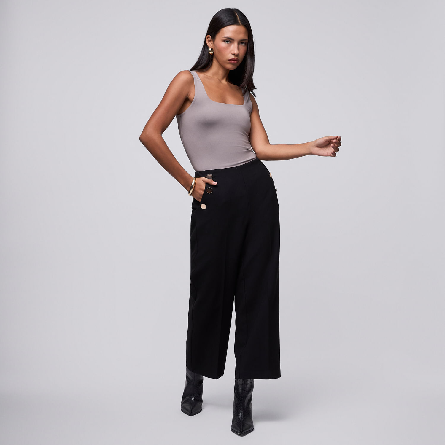 Pantalón Mujer Gold Malabar Negro M