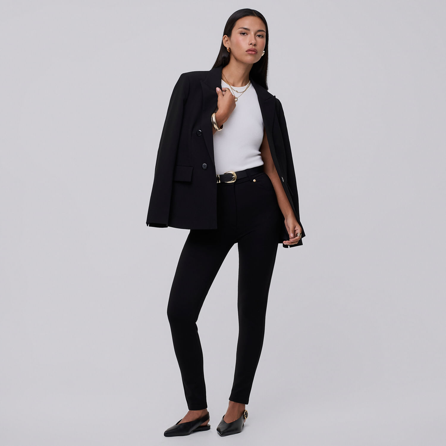 Pantalón Mujer Leg Malabar Negro L