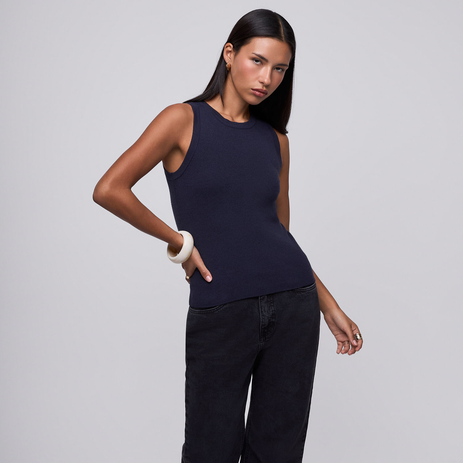 Chompa Mujer Vest 1 Malabar Azul S