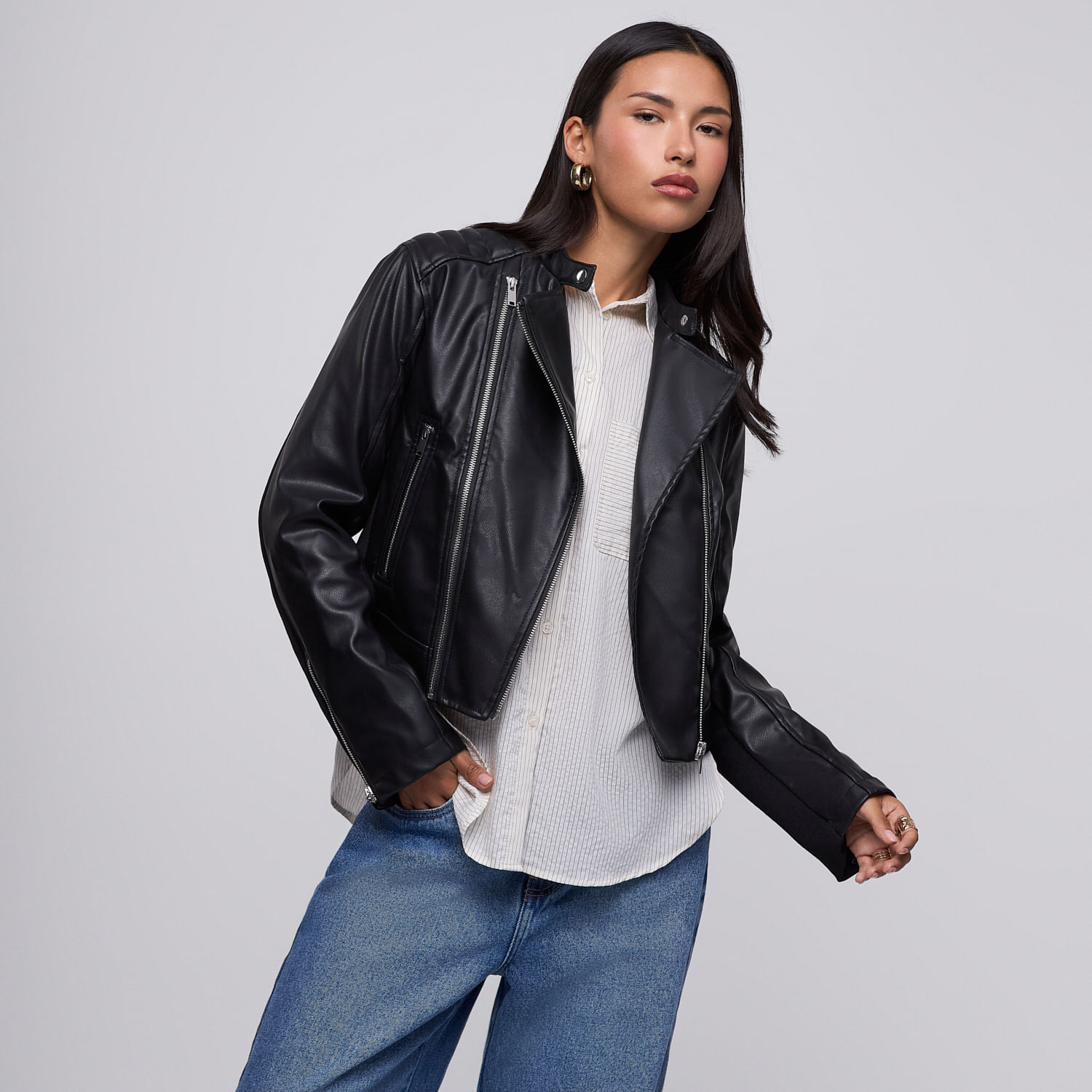 Casaca Mujer Shoulder Malabar Negro L