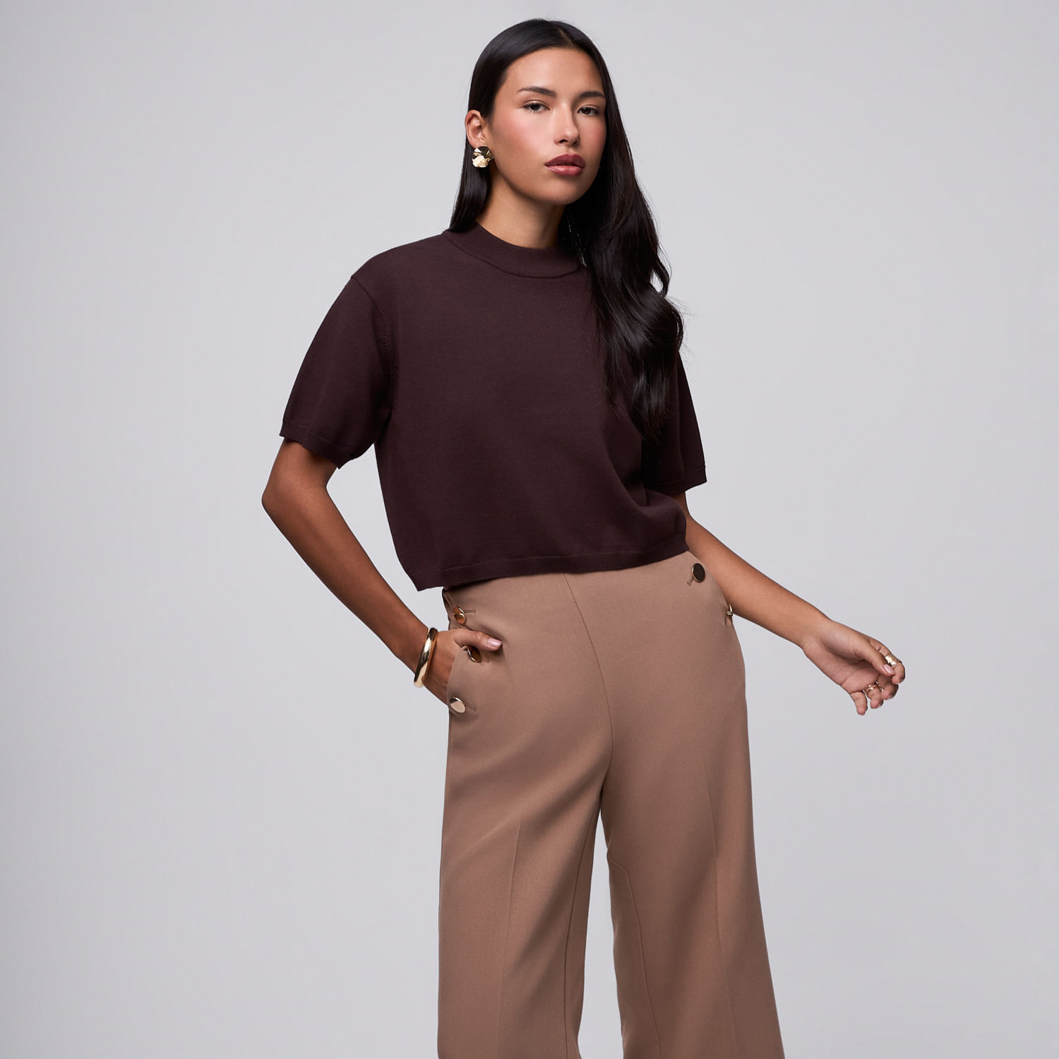 Polo Hilo Shorty Malabar Manga Corta Marrón M