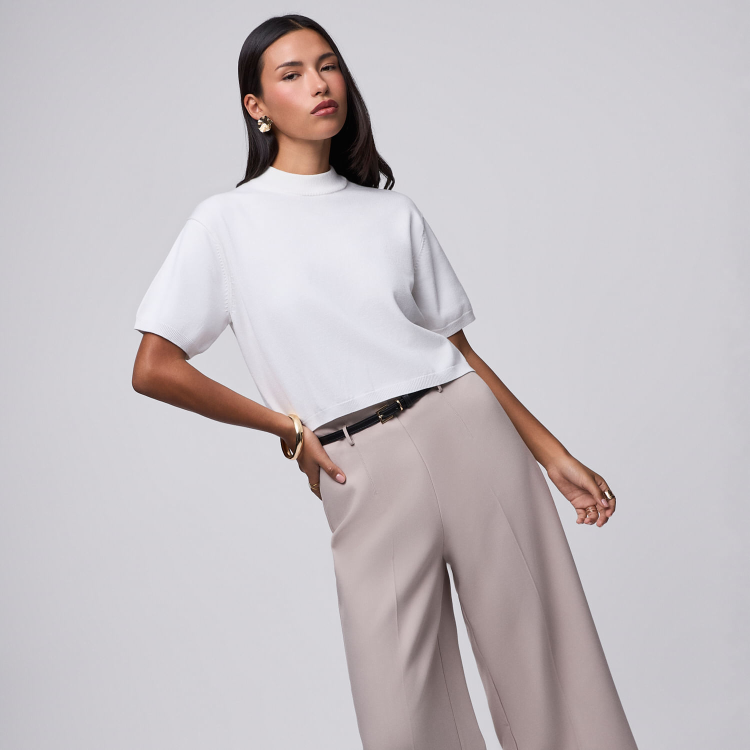 Polo Hilo Shorty Malabar Manga Corta Off White Xs