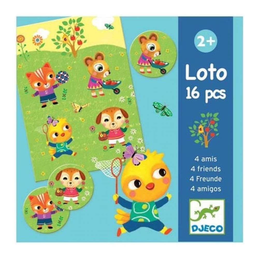 Juego de Mesa Loto los 4 Amigos