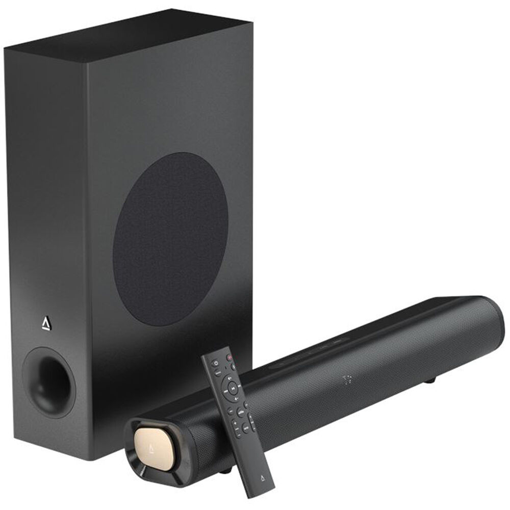 Creative Labs Barra de Sonido Stage Pro 80W 2.1-Canales con Subwoofer Externo de 40W, Dolb