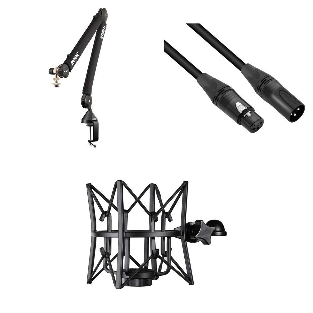 RODE PSA1+ Brazo de Estudio Profesional con Soporte y Cable XLR para Micrófono Podcaster