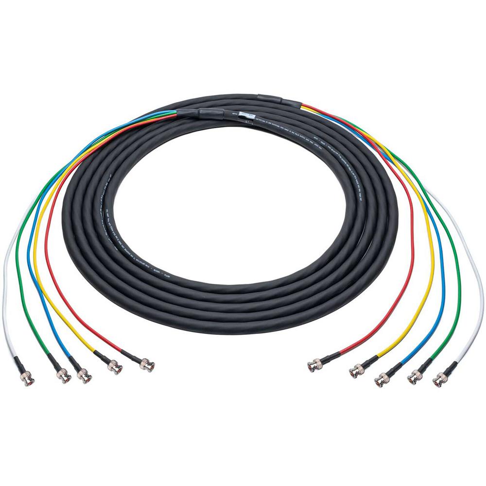 Laird Digital Cinema Gepco VS5230 Cable de Video BNC 5-Canales 3G/HD-SDI 25' con Chaqueta