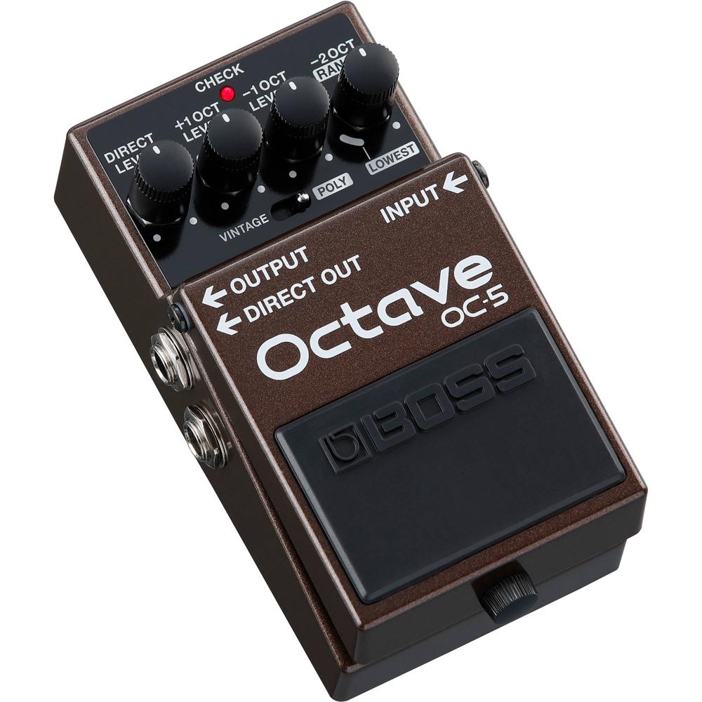 BOSS Pedal de Octava OC-5 - Efectos Mono y Polifónicos, Modos de Octava Arriba y Abajo, C