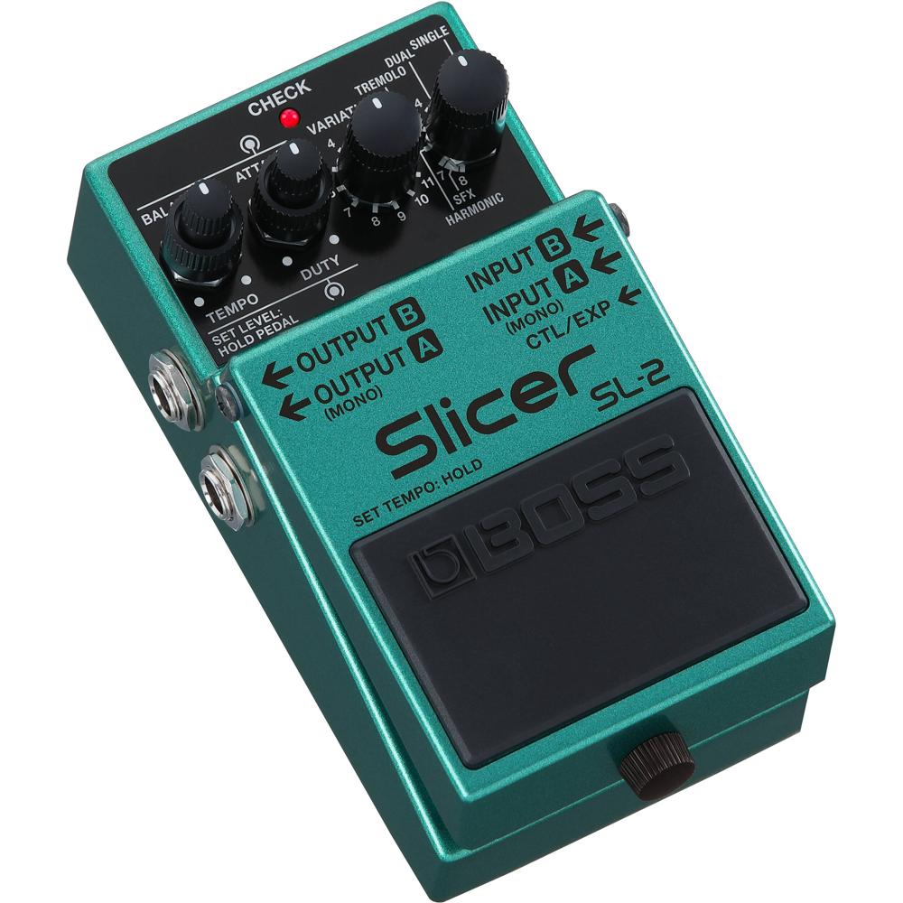 BOSS Pedal SL-2 Slicer Pattern Processing - Pedal de Muestreo Rítmico Estéreo con 88 Pat