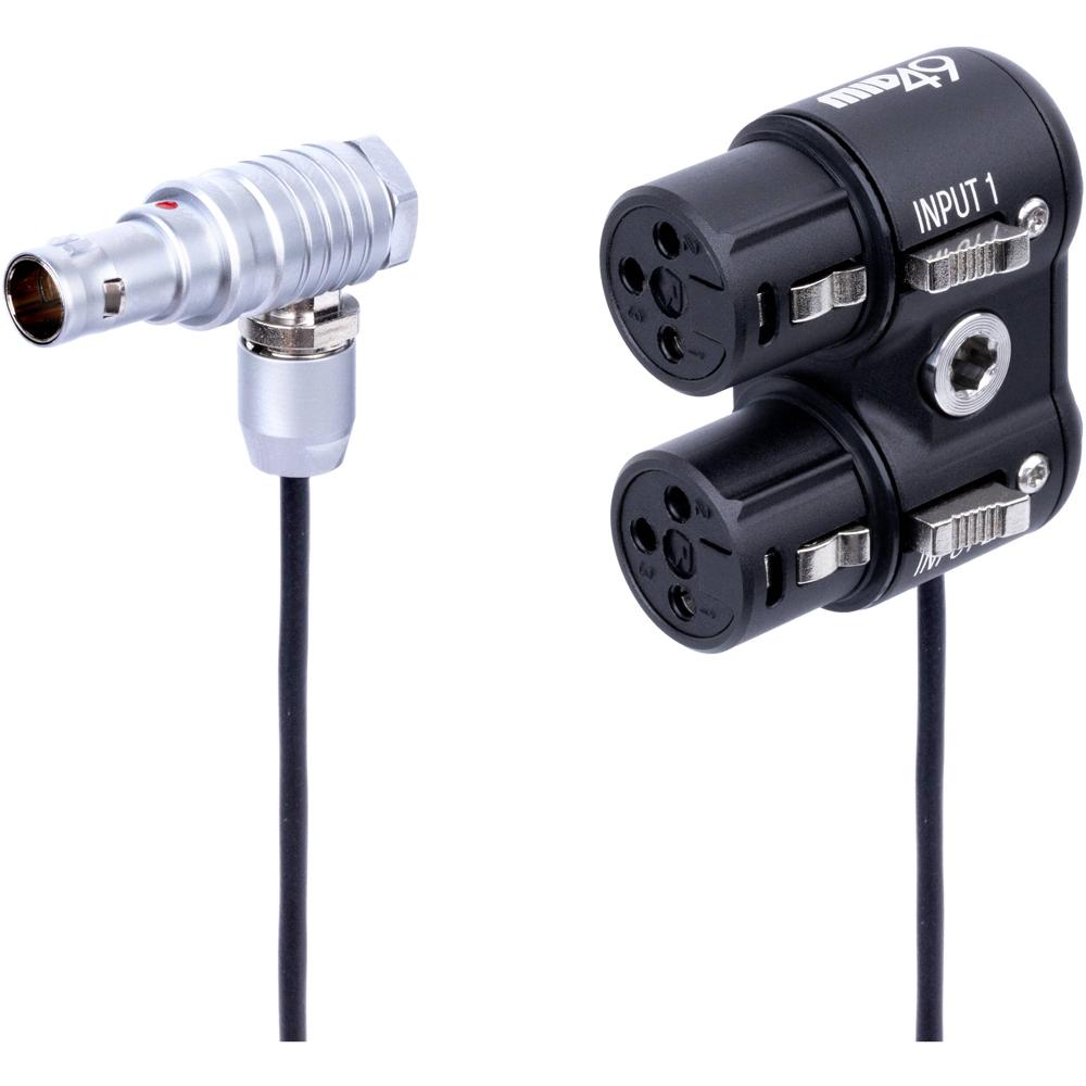 MID49 Audio Breakout AB-2 para ARRI ALEXA 35 y ALEXA Mini LF, 6-Pin LEMO a 3-Pin XLR, Sali