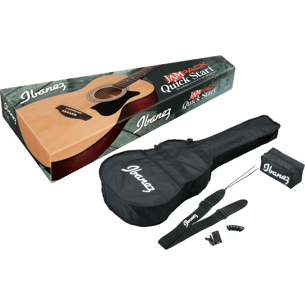 Ibanez IJVC50 JAMPACK Guitarra Acústica Grand Concert VC50NT Natural con Accesorios