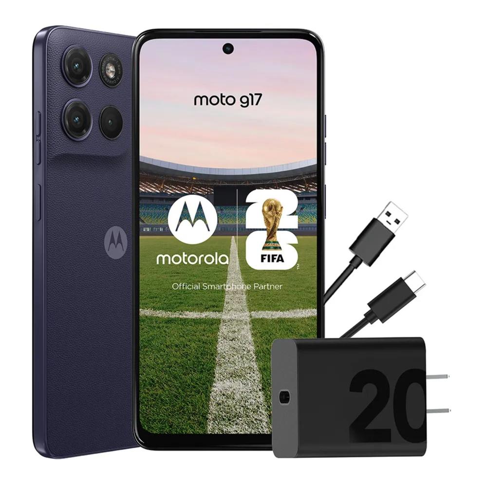 Celular Motorola G17 4GB 256GB Arandano
