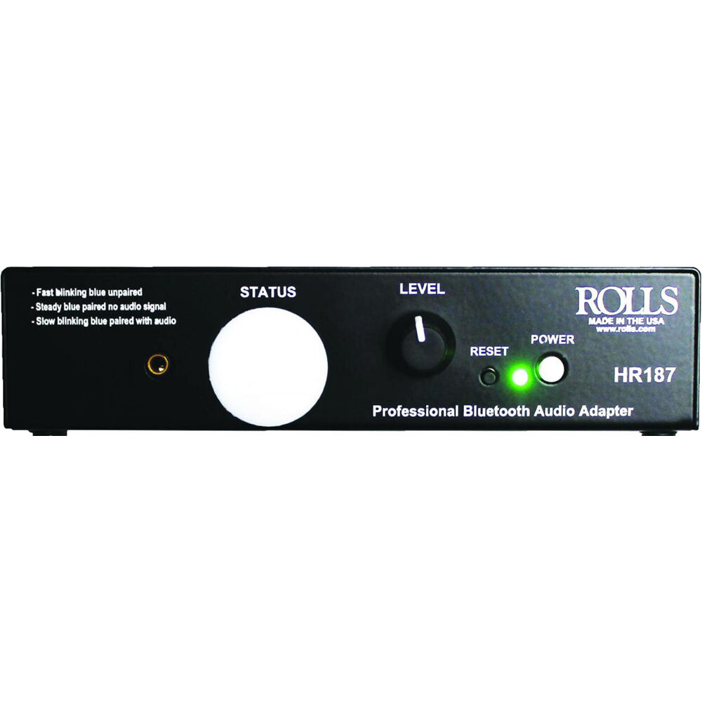 Rolls HR187 Caja Directa Profesional Bluetooth - Conversor de Bluetooth a Audio Analógico
