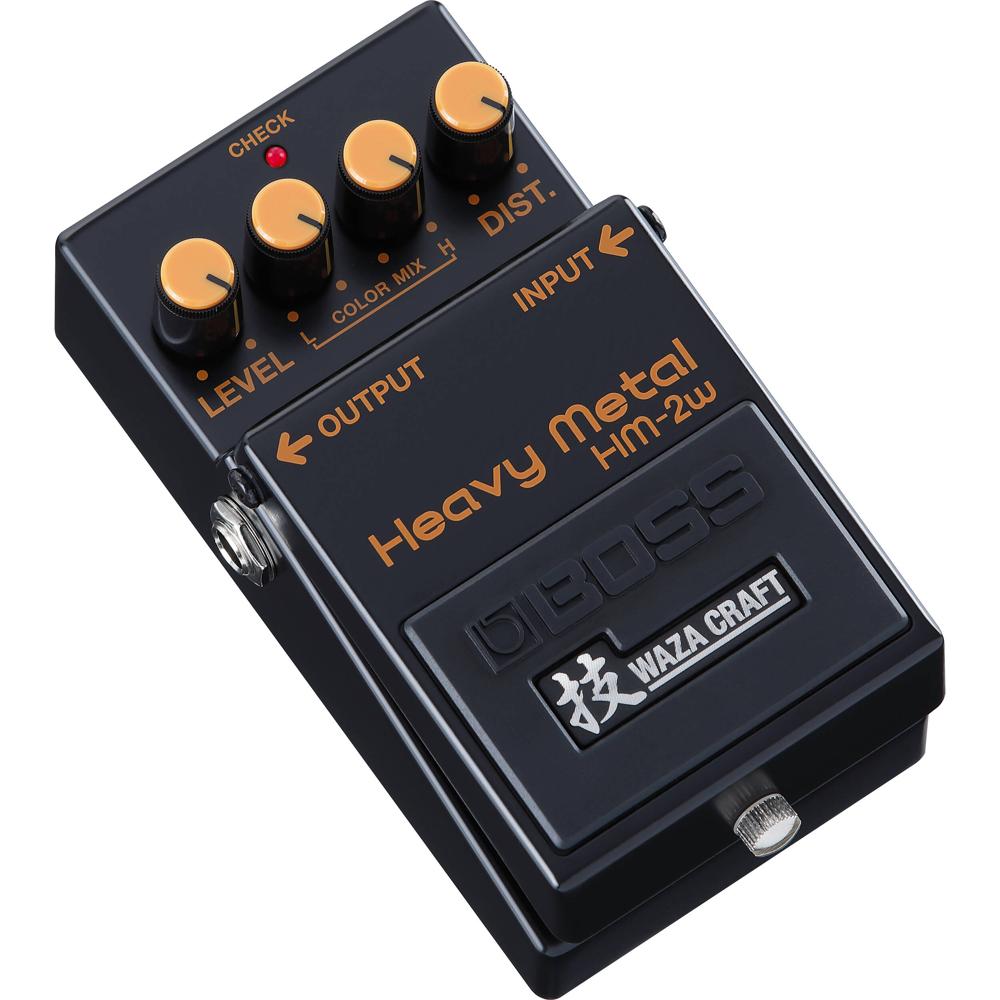 BOSS Pedal de Distorsión HM-2W Heavy Metal con Modo Estándar y Personalizado