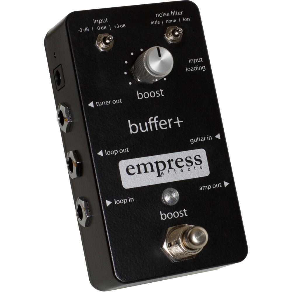 Empress Effects Buffer+ Pedal I/O Analógico con Boost de 30 dB y Filtro de Ruido