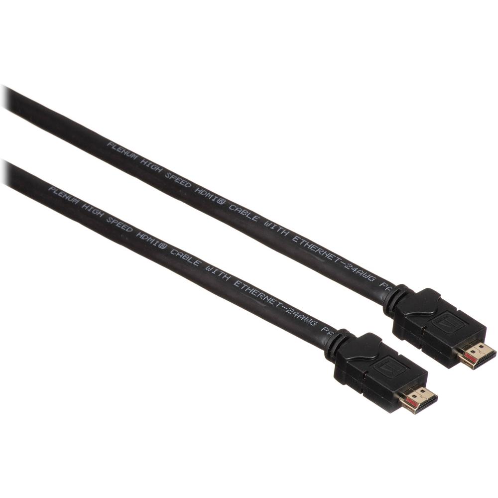 Kramer Cable HDMI Plenum-Rated 50' con Ethernet, Conectores HDMI Macho, Soporta Full HD
