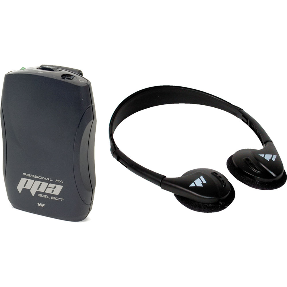 Williams Sound PPA R37 HD Receptor FM Selectivo con Auriculares, 17 Canales, Diseño Compa