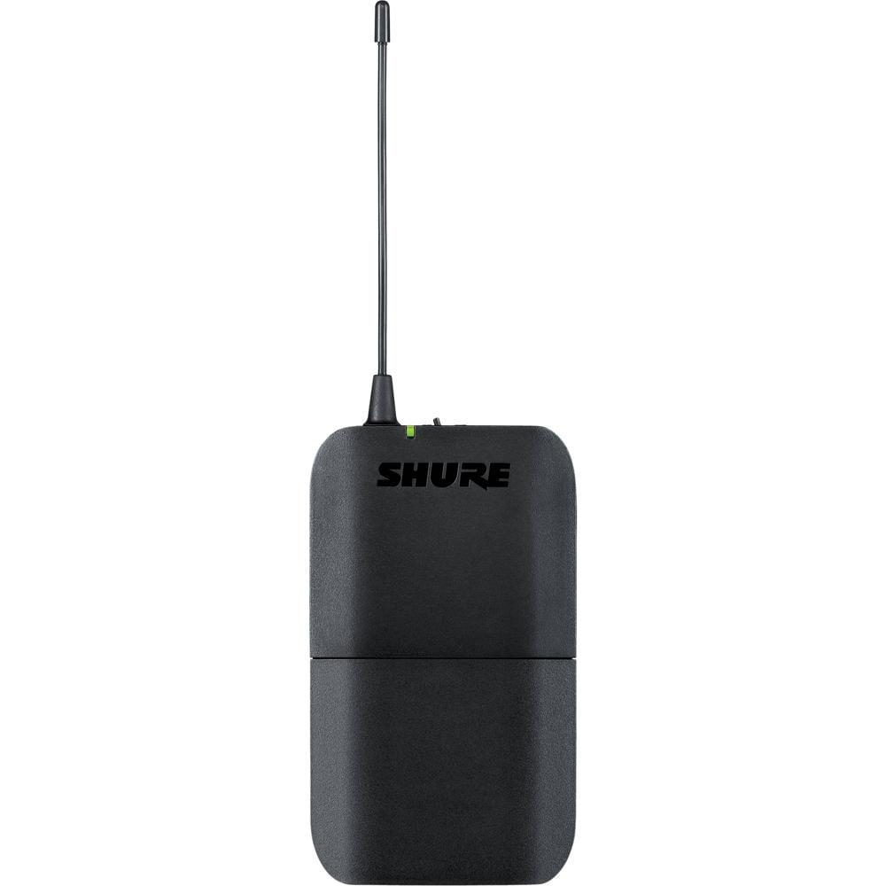 Shure Transmisor Inalámbrico BLX1 H10 (542 a 572 MHz) - Cuerpo Ligero, Conector TA4M, Con