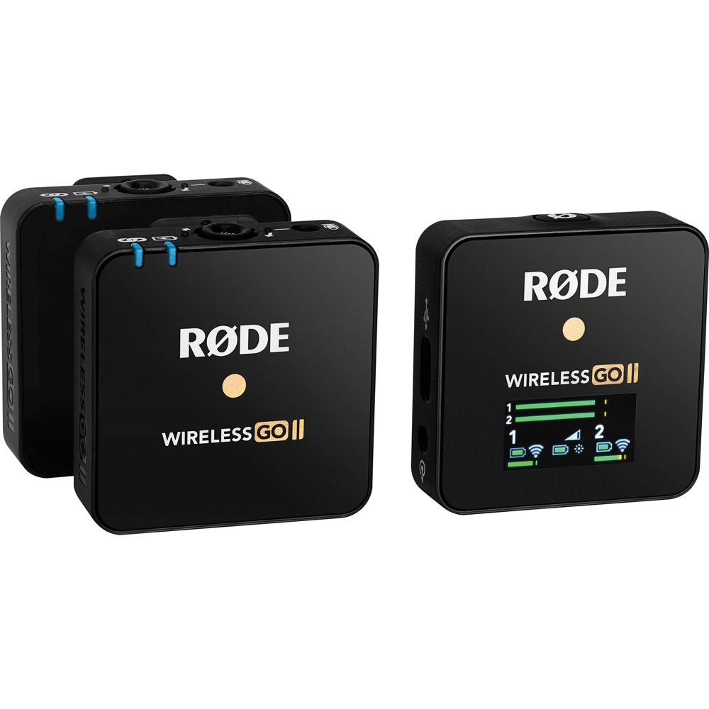 RODE Wireless GO II Sistema de Micrófono Inalámbrico Digital Compacto para 2 Personas -