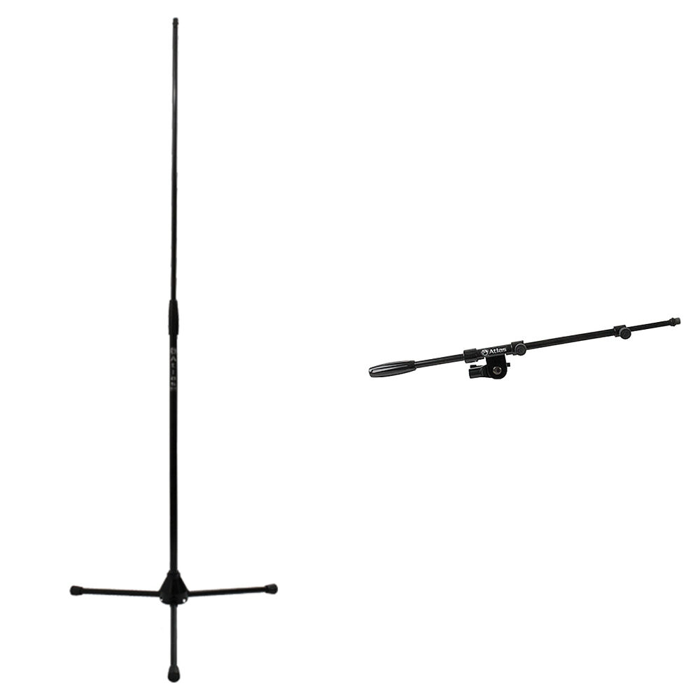 AtlasIED Tripod Stand y Boom Kit T3664 Platinum Design Series 64"" con Brazo de Micrófono