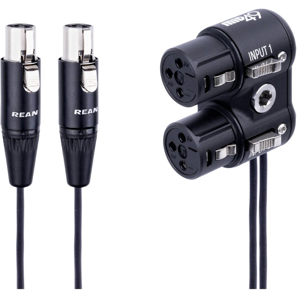 MID49 Audio Breakout AB-7 para ARRI ALEXA 35 - Adaptador Dual Mini XLR a 3-Pin XLR con Cab