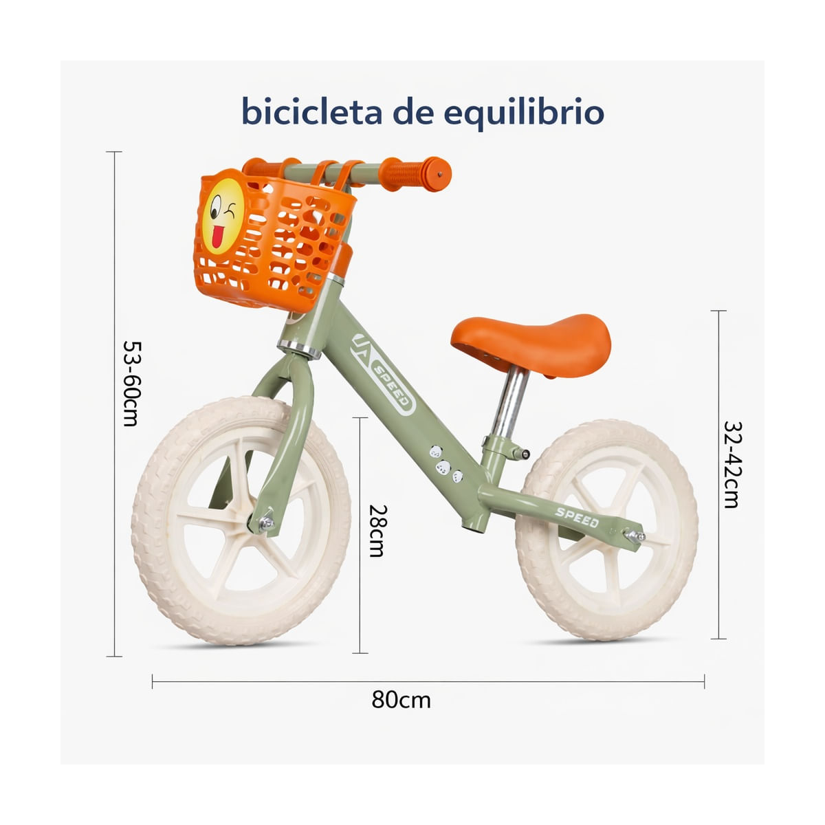 Bicicleta de Equilibrio o Balance Verde
