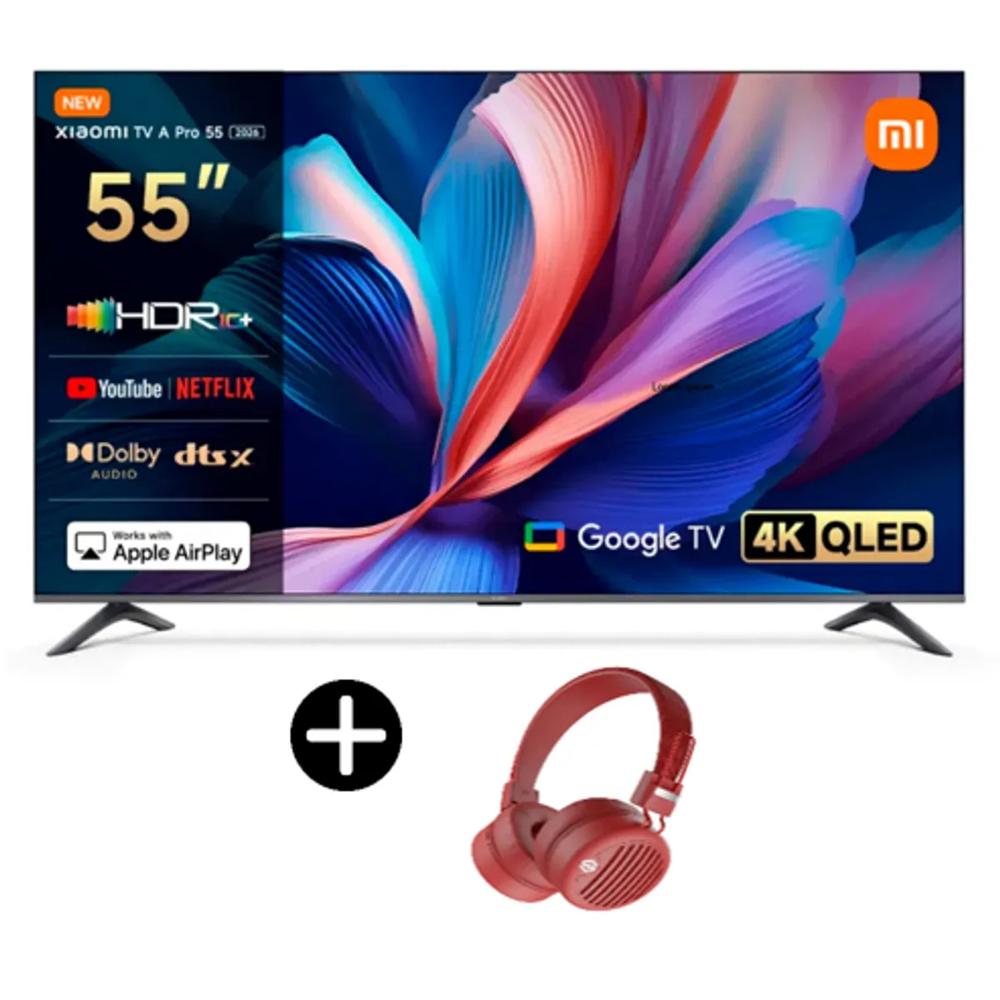 Televisor Xiaomi 55 Pulg. Smart TV QLED 4k Ultra HD A PRO 2026
