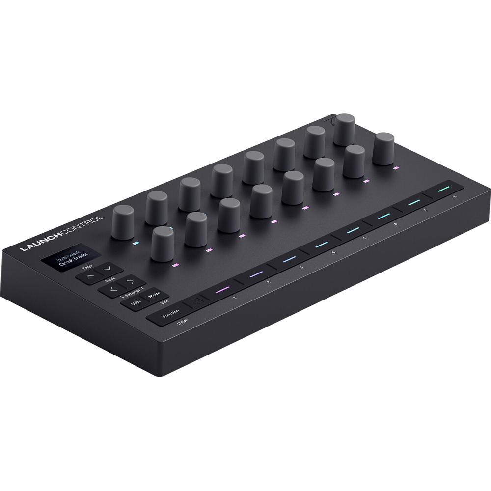 Novation Controlador MIDI Launch Control 3 con 16 Encoders RGB y 8 Botones Asignables