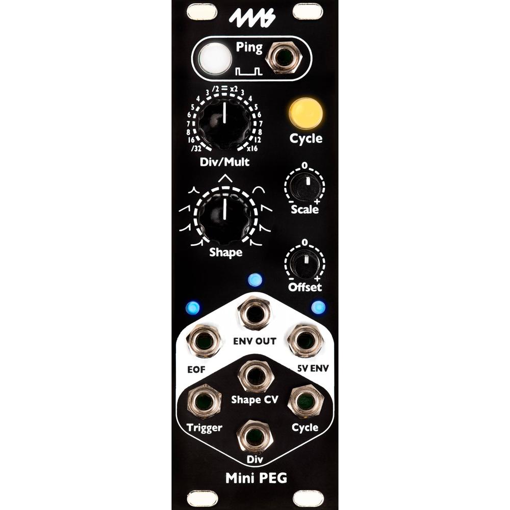 4ms Mini Peg Generador de Envelopes Pingable - Eurorack, 1x Amp Envelope Generator, 8 HP,