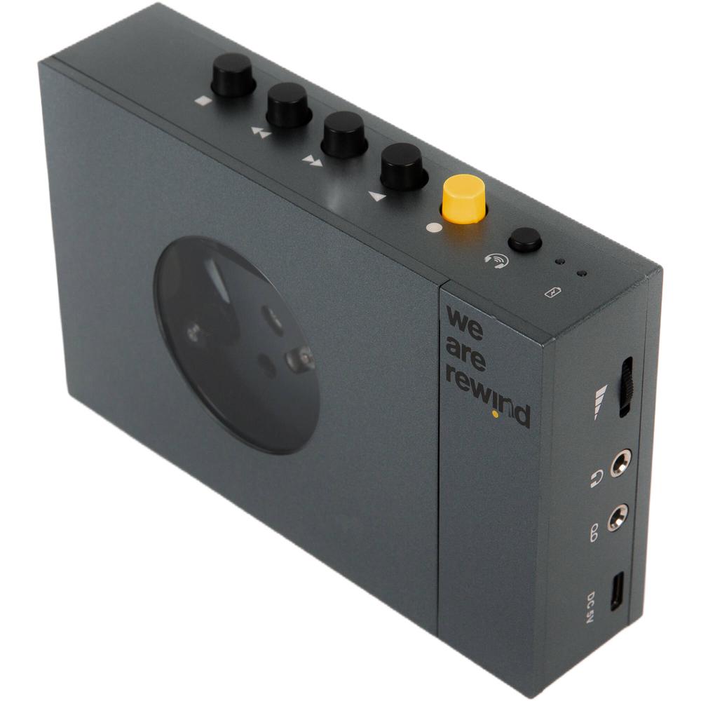 WE ARE REWIND WE-001 Keith Reproductor de Cassettes Portátil Bluetooth - Aluminio Vintage