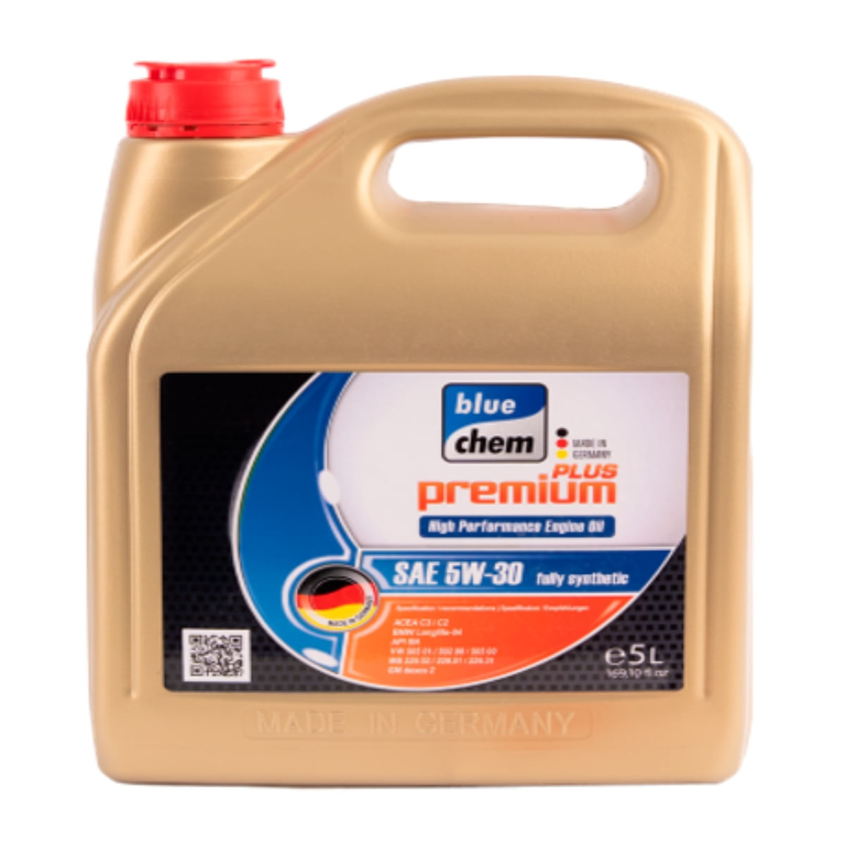 Aceite de motor full sintético 5W-30 de 5 litros
