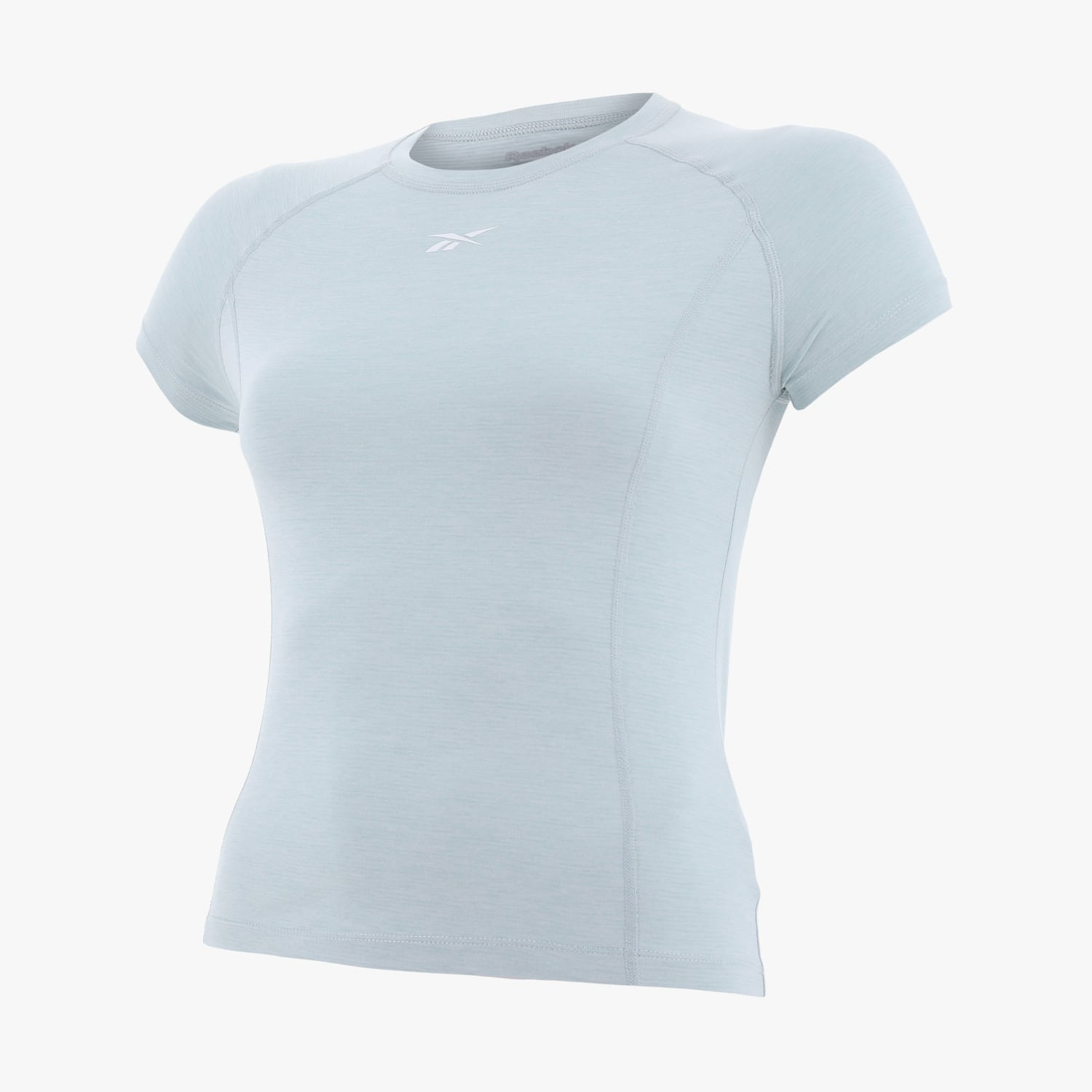 Polo Deportivo Reebok Mujer Train W Melange Tee Celeste L