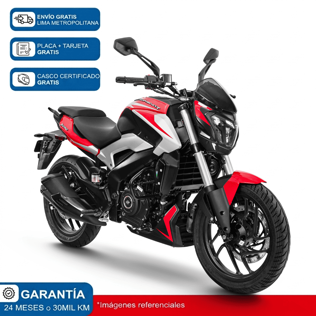 Moto Bajaj Dominar 250 Rojo