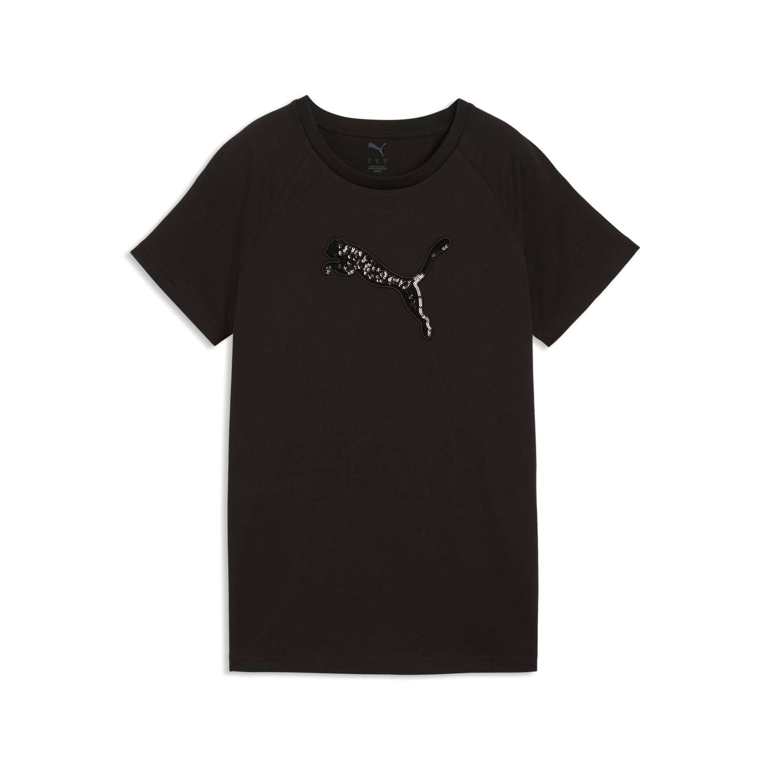 Polo Deportivo Puma Mujer Ess Sequins Tee Negro M