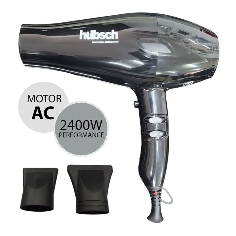 Secador de Cabello Hubsch AC Negro 2200W
