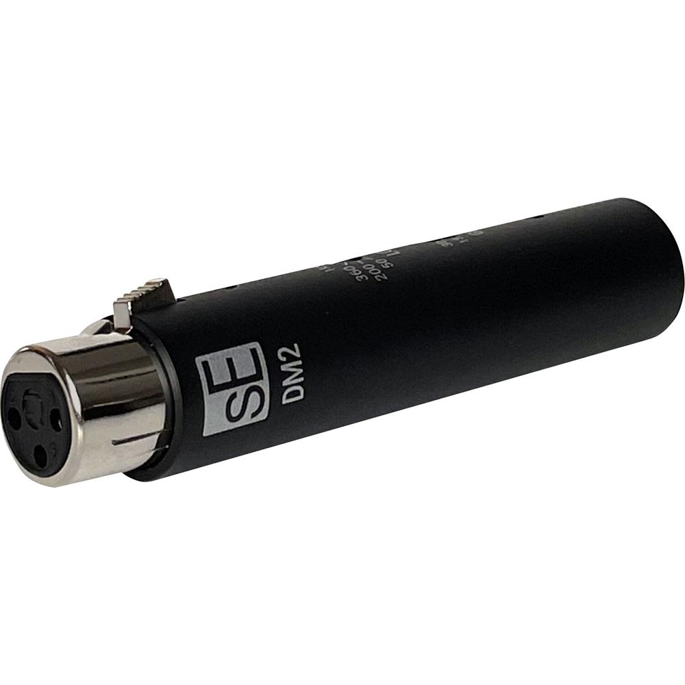 sE Electronics DM2 TNT Preamplificador de Micrófono Activo In-Line - Ganancia Seleccionab