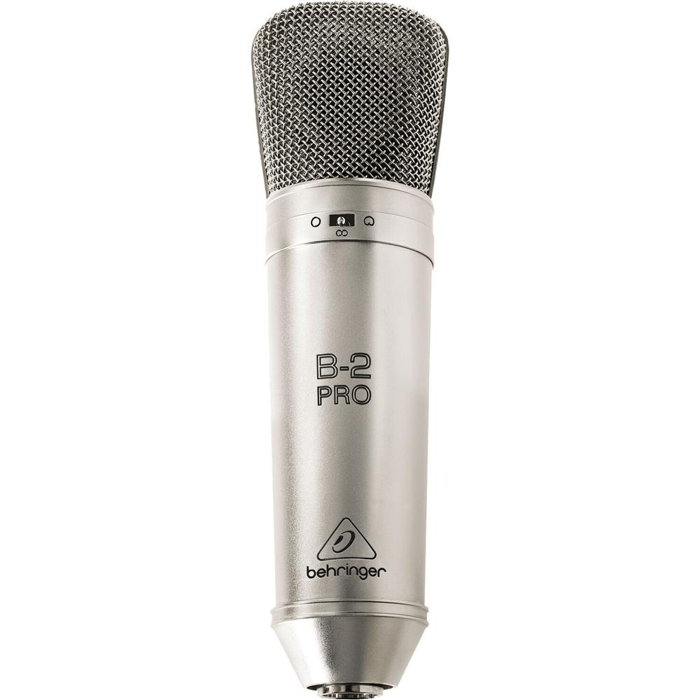 Behringer Micrófono de Condensador B-2 Pro Dual-Diaphragma 1"" Multipatrón con Filtro y P