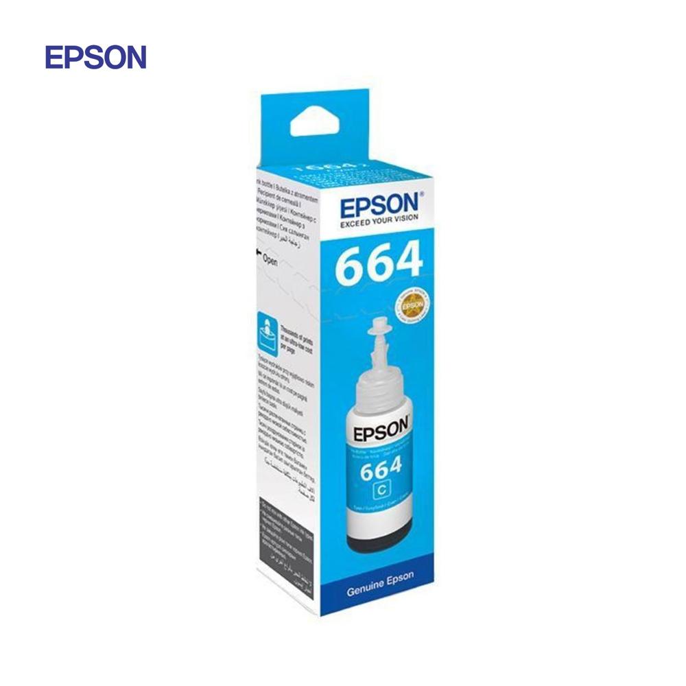 Tinta Epson T664 Azul 70ml Original Alto Rendimiento