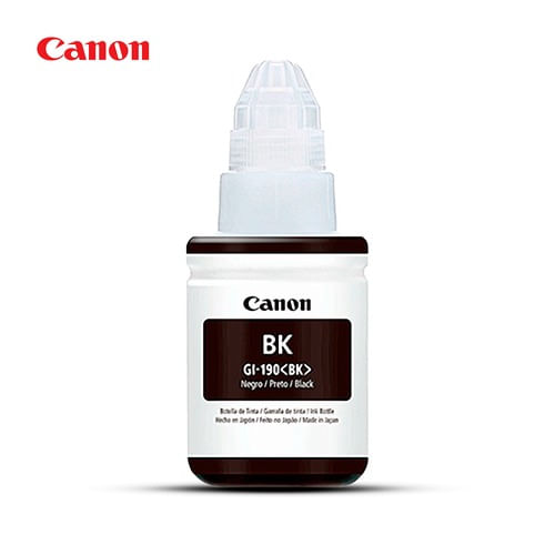 Tinta Canon GI-190 Negro 135ml Original para Impresoras Pixma G Series