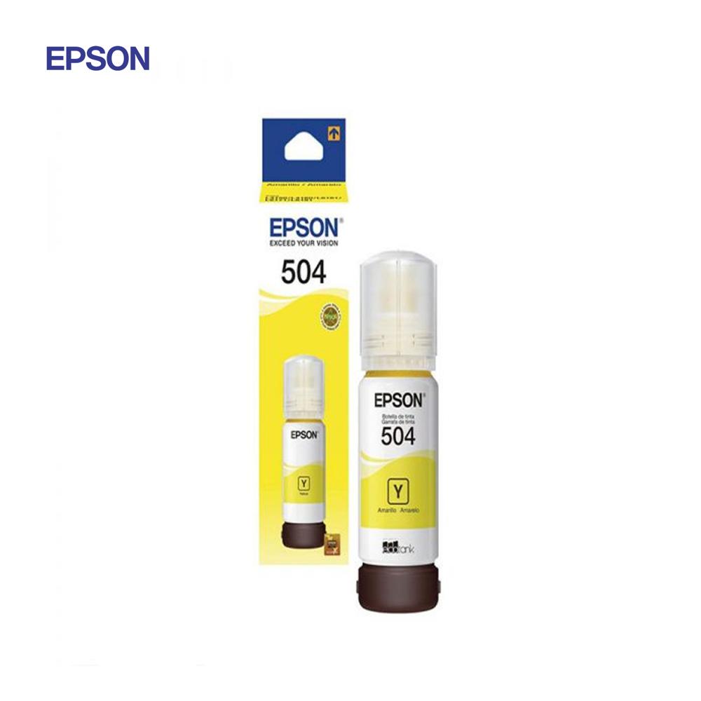 Tinta Epson T504 Amarillo 70ml Original Alto Rendimiento