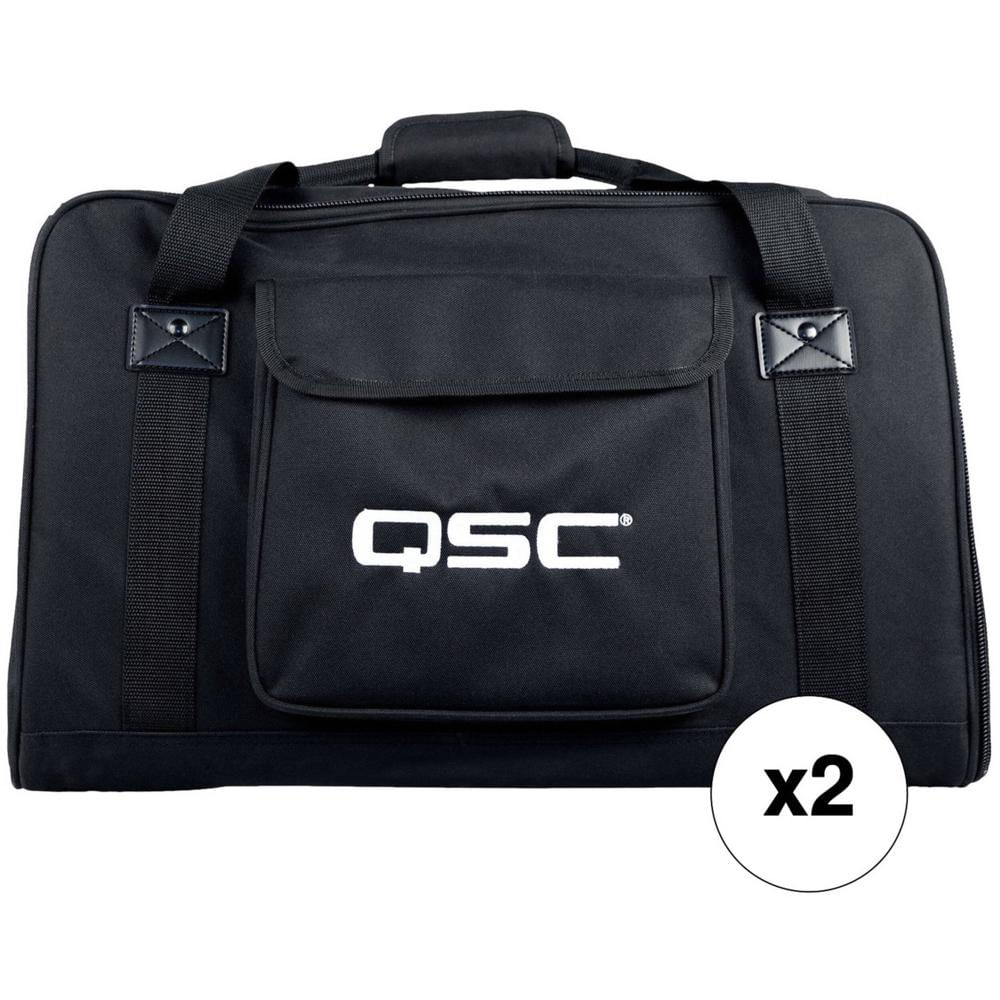 QSC Tote para Altavoces CP12 - Construcción de Nylon Cordura Resistente al Agua